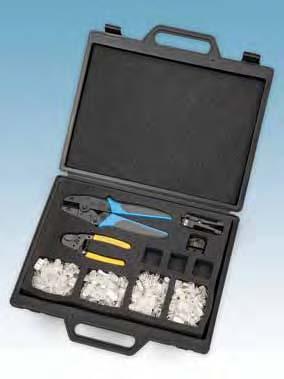 Technician s Service Kit - 33-505 Kits n Kit includes tools to install twisted pair cable on blocks and data jacks.