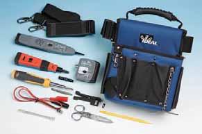 DataComm Equipment Cable Service Kit - 33-605 Kit Includes: 35-088 Electrician s Scissors w/stripping Notches 35-462 Journeyman s Electrician s Tote 35-473
