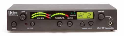 LT-82 Stationary IR Transmitter LT-82-0 (North America) LT-82-02 (Asia, UK) LT-82-03 (Euro) The Listen LT-82 is the heart of a stationary IR listening system.
