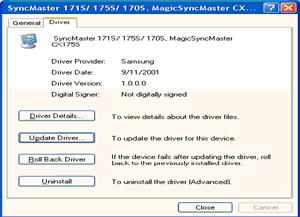 10. Monitor driver installation is completed. Microsoft Windows 2000 Operating System When you can see "Digital Signature Not Found" on your monitor, follow these steps. 1.