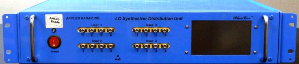 (a) Gain Figure 8: AR1004-2-18-4 typical performance (b) IF bandwidth AR1001-2-8 LO Synthesizer Distribution Unit (LSDU) The AR1001-2-8 LO Synthesizer Distribution Unit (LSDU) provides the LO 1 and
