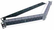 Copper Solutions PowerCat TM 5e UTP B PID-00154 PowerCat Angled Patch Panels Angled Patch Panels are ideal for installations of high density or which utilize extensive side and end-of-the-rack cable