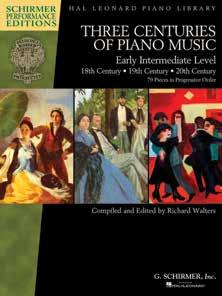 Three Centuries of Piano Music Music from the 18th, 19th and 20th centuries, in progressive order, representing a broad range of piano literature, selected for a specific level, in clean, easy to