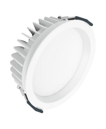 LEDVANCE DOWNLIGHT LED LED downlight luminaires Areas of application _ Direct replacement for luminaires with compact fluorescent lamps _ General illumination _ Public areas _ Stairways _ Corridors _
