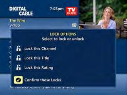 parental controls i-guide provides a Parental Controls feature, which allows you to restrict viewing and