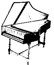 Mechanics of the Cristofori piano. The above image depicts the mechanism and action of Cristofori's piano. The hammer, made of paper, is engaged through depression of a key and strikes the string.