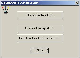 2 Configuring Thermo SpectraSystem LC Modules Adding the Modules to the Instrument Configuration Figure 1. ChromQuest SI Configuration dialog box b.
