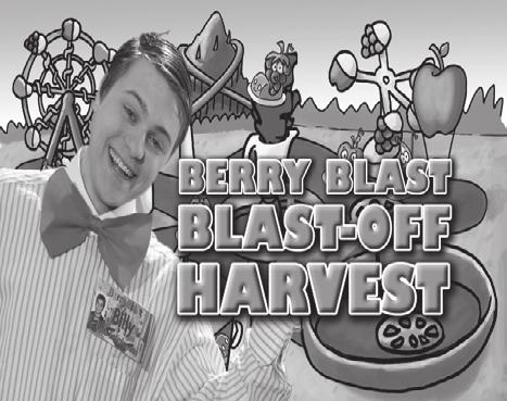 See if you can help me get a high score at the Blast-Off Harvest! Note: Lead the children through the questions. Hit play when a child has given you the right answer.