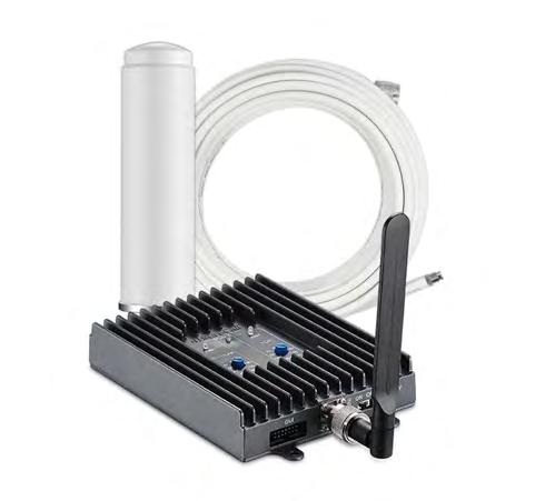 Outside Antenna Inside Antenna Booster Cable Shown: FlexPro Omni / Whip standard kit FlexPro Voice and Text Cellular Signal Booster for Home and Office Model #: SC-DualH/O-72-ORA-Kit FlexPro boosters