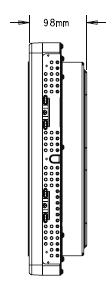 ET2639L 26 LCD Touchmonitor Dimensions Note: Detailed mechanical files