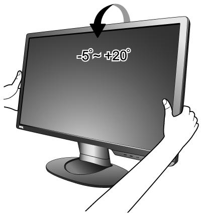 Protect the monitor and screen by clearing a flat open area on your desk and placing a soft item like the monitor packaging bag on the desk for padding.