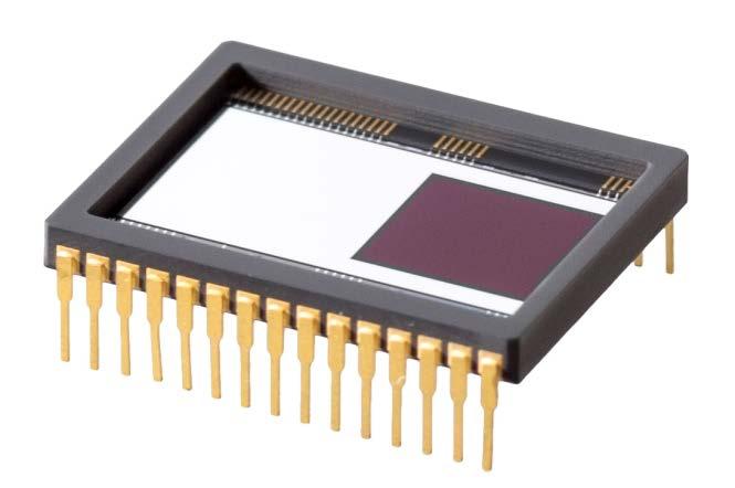 30-pin ceramic dual-in-line package OVERVIEW The CCD351-00 is a frame transfer, electron multiplying CCD sensor designed for extreme performance in high frame rate ultra-low light applications.