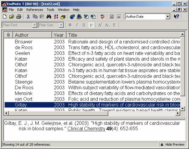 14 Endnote 7 the reference library by using the scroll bar, the scroll arrows, or the Page down, Page up, Home, End and Arrow keys.