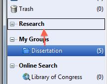 that makes sense to you, and makes sense to your work. Groups To create a group go to Groups >> Create Group.