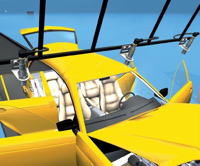 They are therefore ideal for final assembly processes such as the recognition of windscreens and thanks to their color ignoring ability they also capture seats, fittings, seals, or general interior.