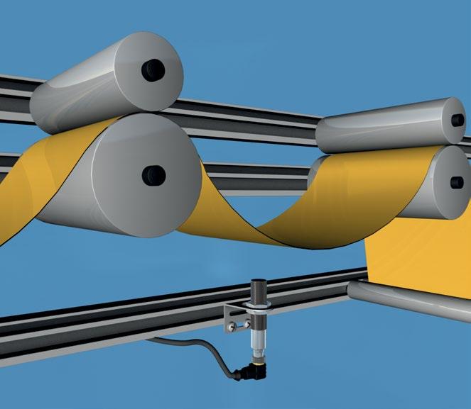 Application Examples Conveyor Belt The ultrasonic sensors are very suitable for harsh and dusty environments. They scan bulk material from above.