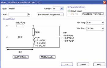 snp (Touchstone), ASCII or MATLAB format Display of imported traces as memory traces or limit lines Access to correction values Access to measured values of calibration standards Measurement times