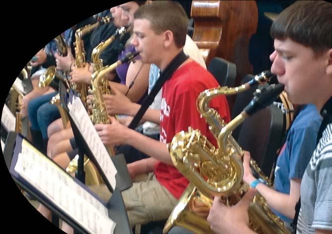 The camp is open to students entering grades 9-12, as well as graduating seniors. Mathew Buchman of the UW-Stevens Point Department of Music is camp director.