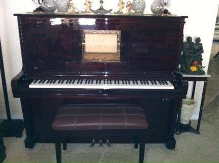Shared Notes FOR SALE: Shaffer and Son player piano and has over 90 rolls. It is in very good shape.