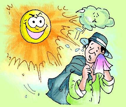 MAN (wiping his face): I must take off my coat! SUN: Wind, I have won.