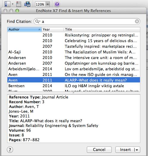 How to cite several authors simultaneously When referring to two (or more) documents simultaneously, the citations need to be in the same parenthesis. Go to Word.