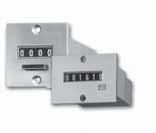 Pulse Counters, electromechanical Standard Counters Bk 4 / Bk 6 BK 4, 4-digit totaliser with manual reset BK 6, 6-digit totaliser without reset Very high operating life (200 Mio.
