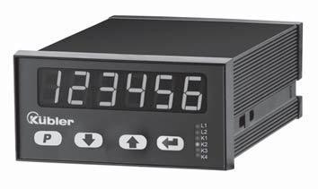 Preset Counters, electronic LED Preset Counters Type 572 Position- and Difference Display AC/DC 000000 65 max. 60 khz 24/7... 260 30 V DIN 48 x 96 MHz 2 6/8 LEDs 2 3 4 6 0.