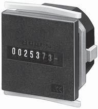 Hour Meters / Timers, electromechanical DIN Formate Timers H 57 Technical data: Electrical connection: screw terminal for cable diameter up to 2.5 mm 2 [62.9 square inch] tightening torque max. 0.