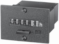 Hour Meters / Timers, electromechanical Standard Timers HB 27 7-digit hour meter High shock and impact resistance Without reset Magnified figures (4.5 mm) [0.