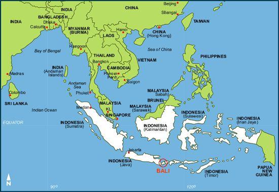 Indonesia Located in Southeast Asia, Indonesia is the world s