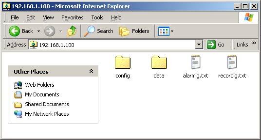 Internet Explorer is used for the browser. Another method is to use Create a new connection from My Network Places.