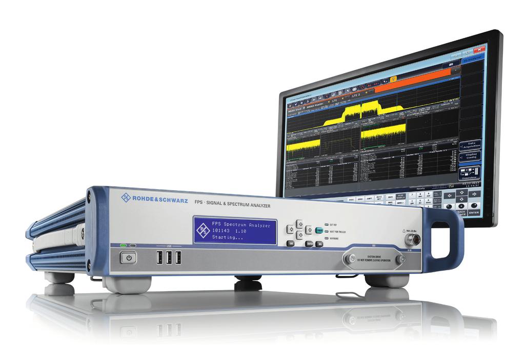 R&S FPS Signal and Spectrum Analyzer At a glance The R&S FPS is an exceptionally fast and compact signal and spectrum analyzer for performance oriented users.