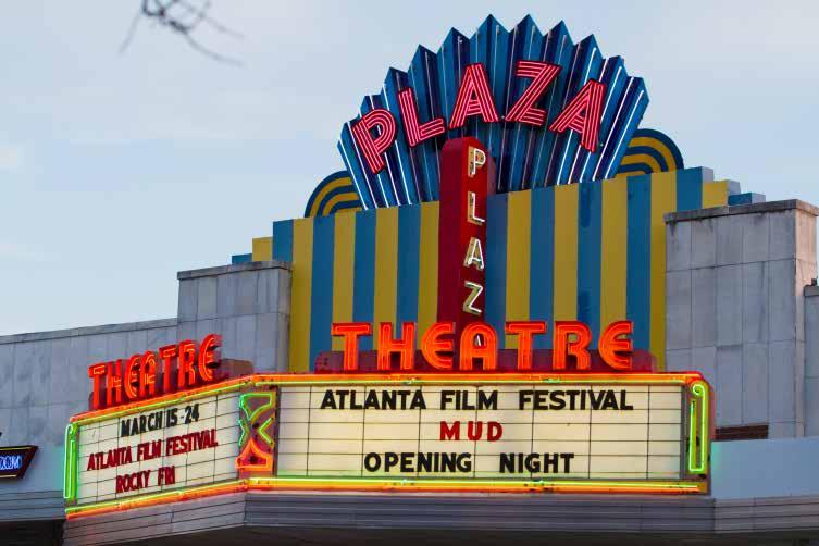 In 2012, The Plaza Theatre and Atlanta Film Festival partnered, with ATLFF assisting with management of one Atlanta s most iconic and vital landmarks.