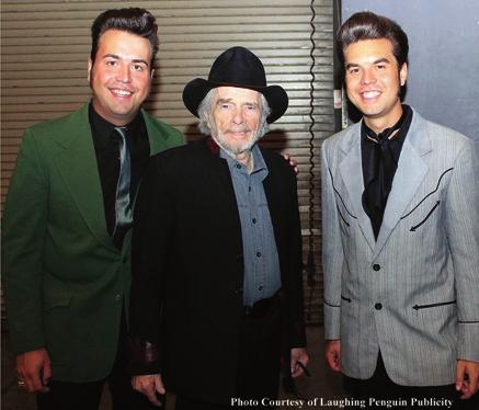 Merle Haggard with The Malpass Brothers In their home state of North Carolina, where Merle Haggard first heard them play and invited them on the road, The Malpass Brothers are pictured backstage with