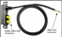 through a single standardized cable. Equipment built to NMEA 2000 standards can share data and commands on your boat s network.