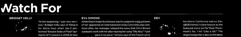 " " just gave it my juice," Simns says f the French lyrics she wrte and sings at the beginning f "Pass Out," a Eur /dance track featured n Brwn's 009