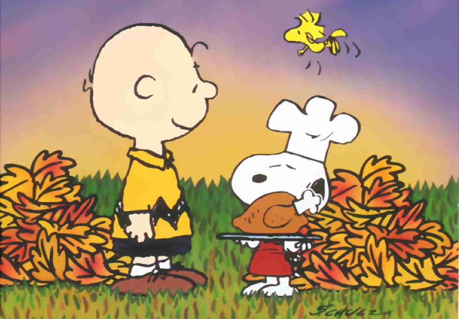 A Charlie Brown Thanksgiving (sample script) Readers Theater Script Grades 3-4 The Cast: Charlie Brown Sally Brown Linus Peppermint Patty Marcie Franklin Snoopy Woodstock Narrator Narrator: On