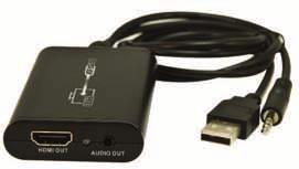 From digital signage to home theater, the all new USB2-HDMI provides a simple solution for viewing content from a computer on any HDTV making it the perfect device for any consumer or commercial
