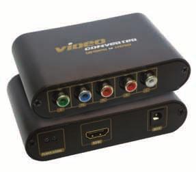 HDMI Converters AV DISTRIBUTION Component Video to HDMI TV/Display Converter Component Video (YPbPr) to HDMI converter box transforms HD component video YPbPr and Audio R/L or SPDIF signal to HDMI