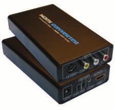 AV DISTRIBUTION HDMI Converters Composite Video/S-Video to HDMI TV/Display Converter Scaler RCA Composite video and S-video to HDMI