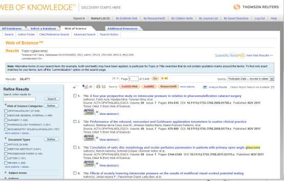 The Web of Science database direct export to EndNote Web function Ebsco s