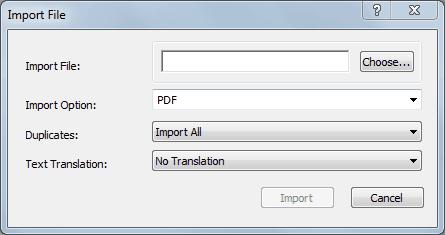 2 Import PDFs You can create new records from PDF files by importing a single file or a folder of files into your EndNote library.