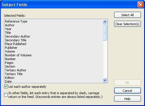 Managing your References using EndNote X7 (PC): getting started Exercise 20. Printing References Select a bibliographic style of your choice from the drop-down list.