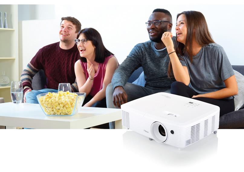 HD27 Big Screen Entertainment Lights on viewing 3200 ANSI Lumens Easy connectivity - 2x HDMI and