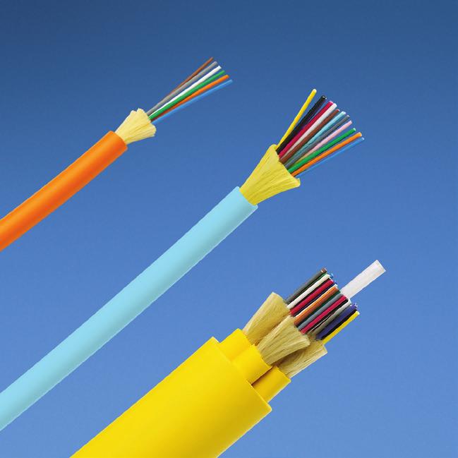 ibre Cable for EMEA (Europe, Middle East, and Africa) Opti-Core Interconnect Cable Used in interconnect, horizontal installations, and for routing in tight spaces such as panels, cable trays, and