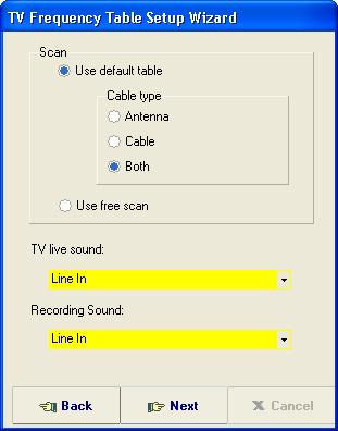 1 System setting and channel scan When executing ATVR at first time, TV Setup Wizard will help you to set your TV