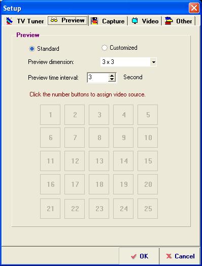 When re-configuring current TV frequency table at anytime, choose "Reset TV Option" from the option menu by Right-Clicking on the display panel. 2.