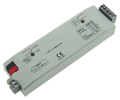 KNX Dimmer RGBW - User Manual Item No.: LC-013-004 1. Product Description With the KNX Dimmer RGBW it is possible to control of RGBW, WW-CW LED or 4 independent channels with integrated KNX BCU.