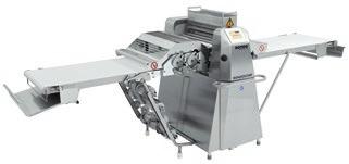 Electronic dough sheeters Highly productive electronic dough sheeters are ideal for larger bakeries and feeding a make-up line.