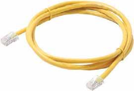 D Telephony & Twisted Pair Products Non-Booted CAT5E Patch Cords Non-booted, flexible data cables connect hub to patch-panel or wall-outlet to workstation Constructed of High-Performance CAT5E Cable